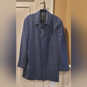 Charles Tyrwhitt Navy Trench Coat